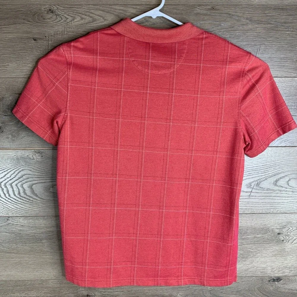 Van Heusen Polo Mens Size L Plaid Short Sleeve Shirts 1 Red & 1 Grey Lot Of 2 - Picture 13 of 15